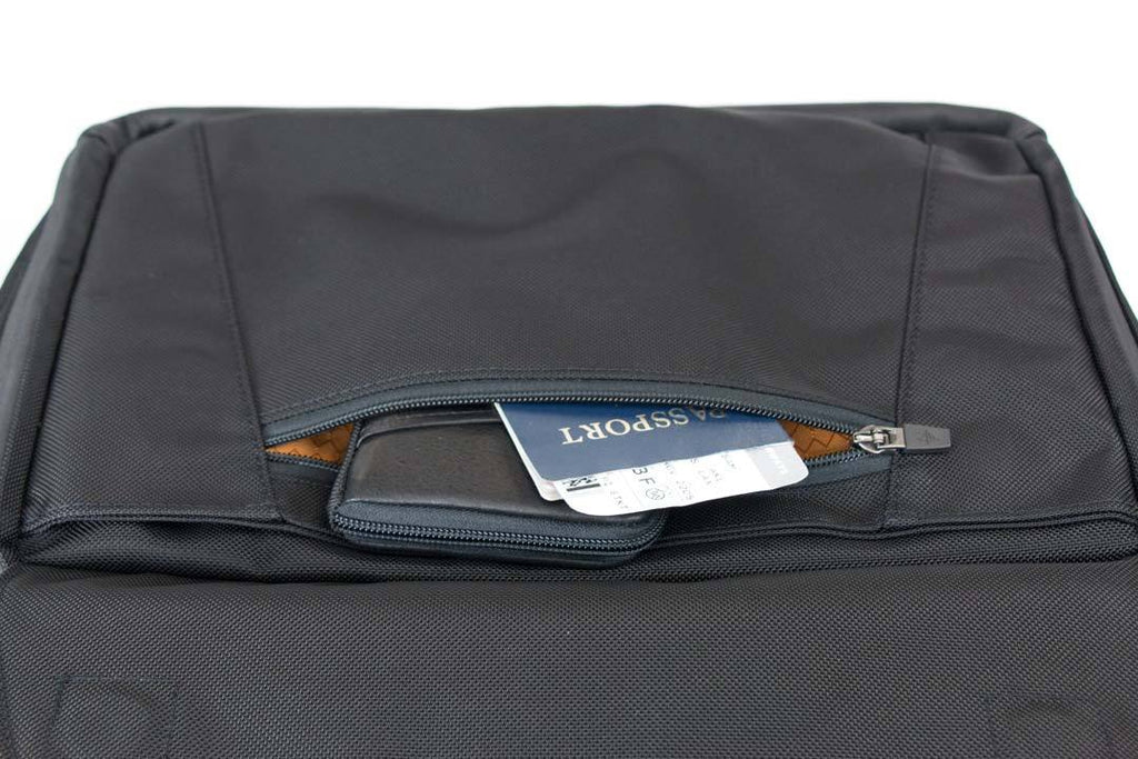 Front zippered secret pocket 