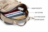 Spacious interior for work items and after-work gear