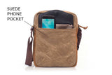 Front: under-the-flap pocket for phone & small items