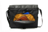 Half moon pocket for one-hand access