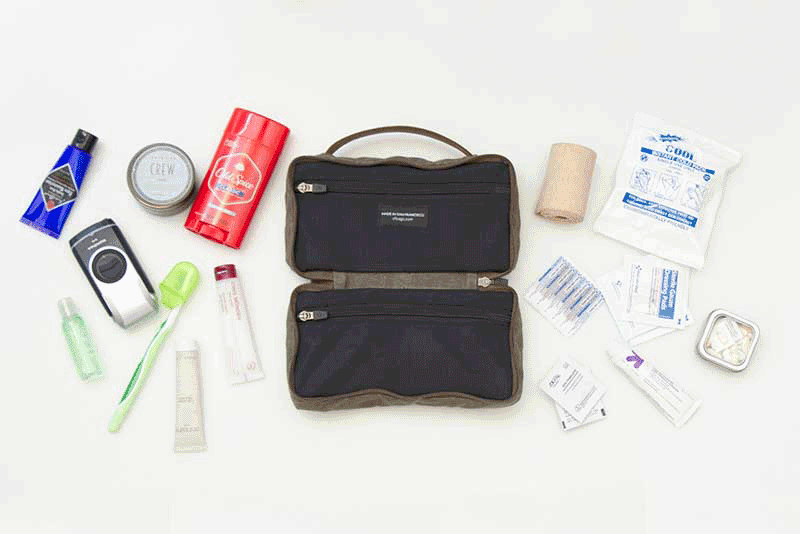 Dopp Kitt two zippered compartments