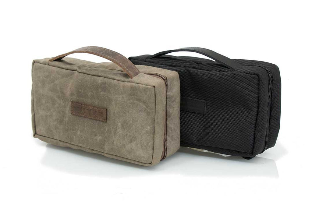 Brown Waxed Canvas or Black Ballistic Nylon 