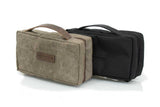 Brown Waxed Canvas or Black Ballistic Nylon 