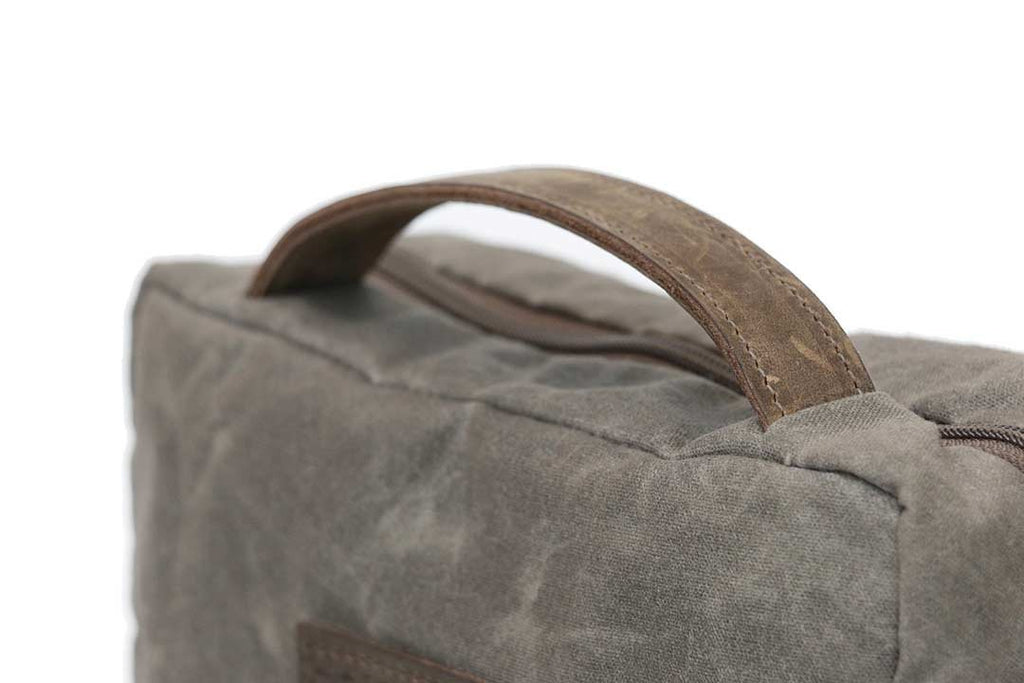 Premium leather handle