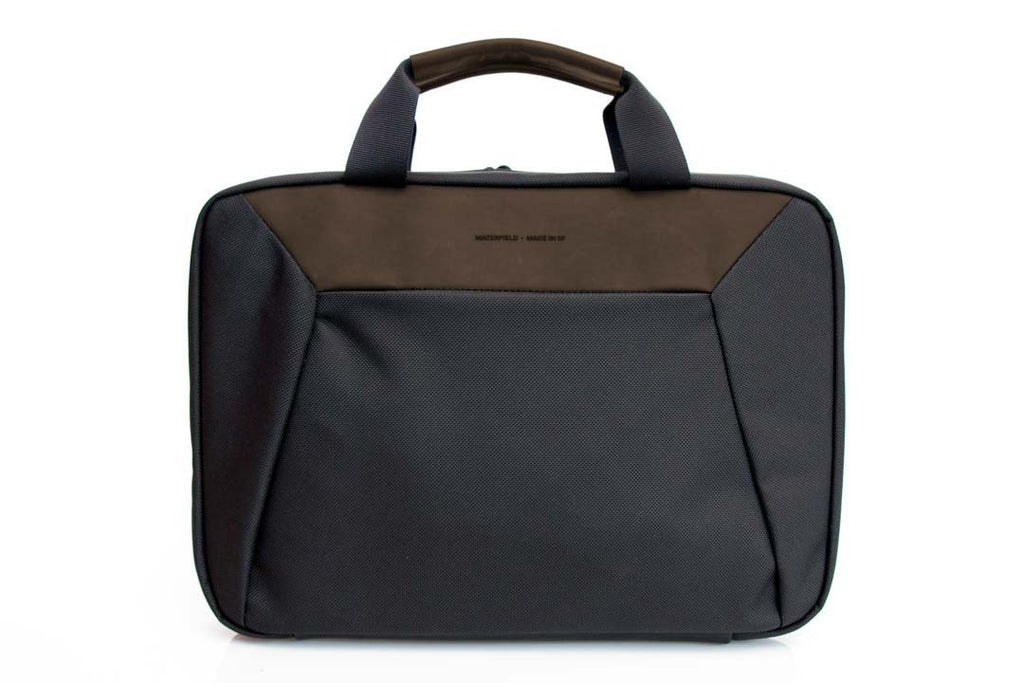 Black Ballistic with Chocolate Leather