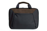 Black Ballistic with Chocolate Leather
