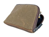 Also in waxed canvas with full grain leather bottom 