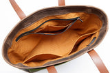 Gold lined main compartment for easy viewing of contents