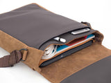 iPad Pro fit in the built-in padded compartment