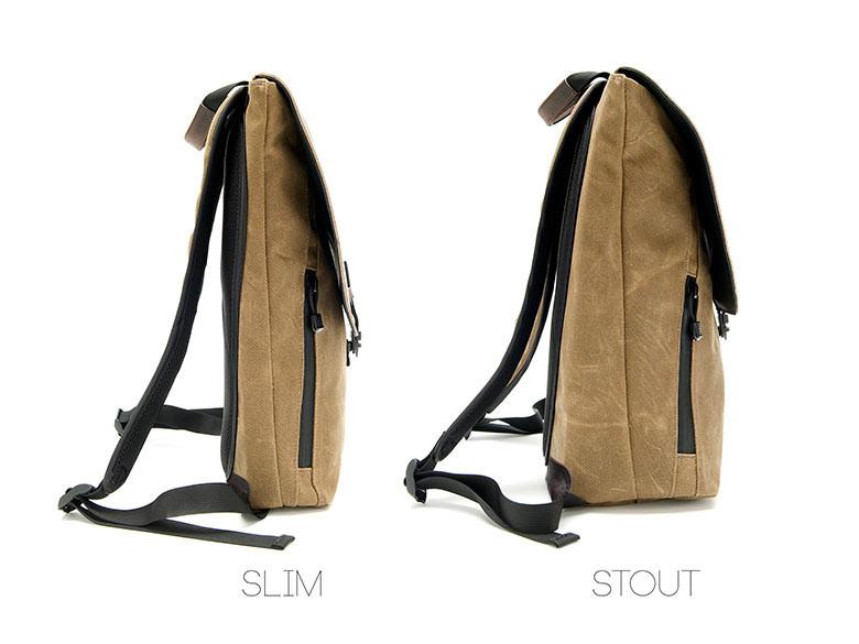 Two sizes to choose from - side view 